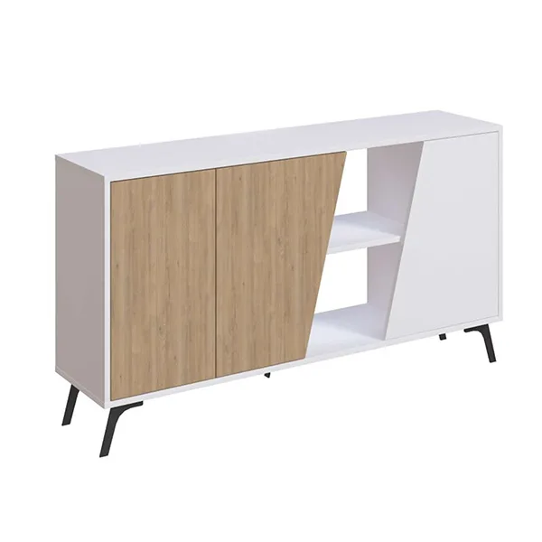 Consola Fiona 150 cm blanco - roble