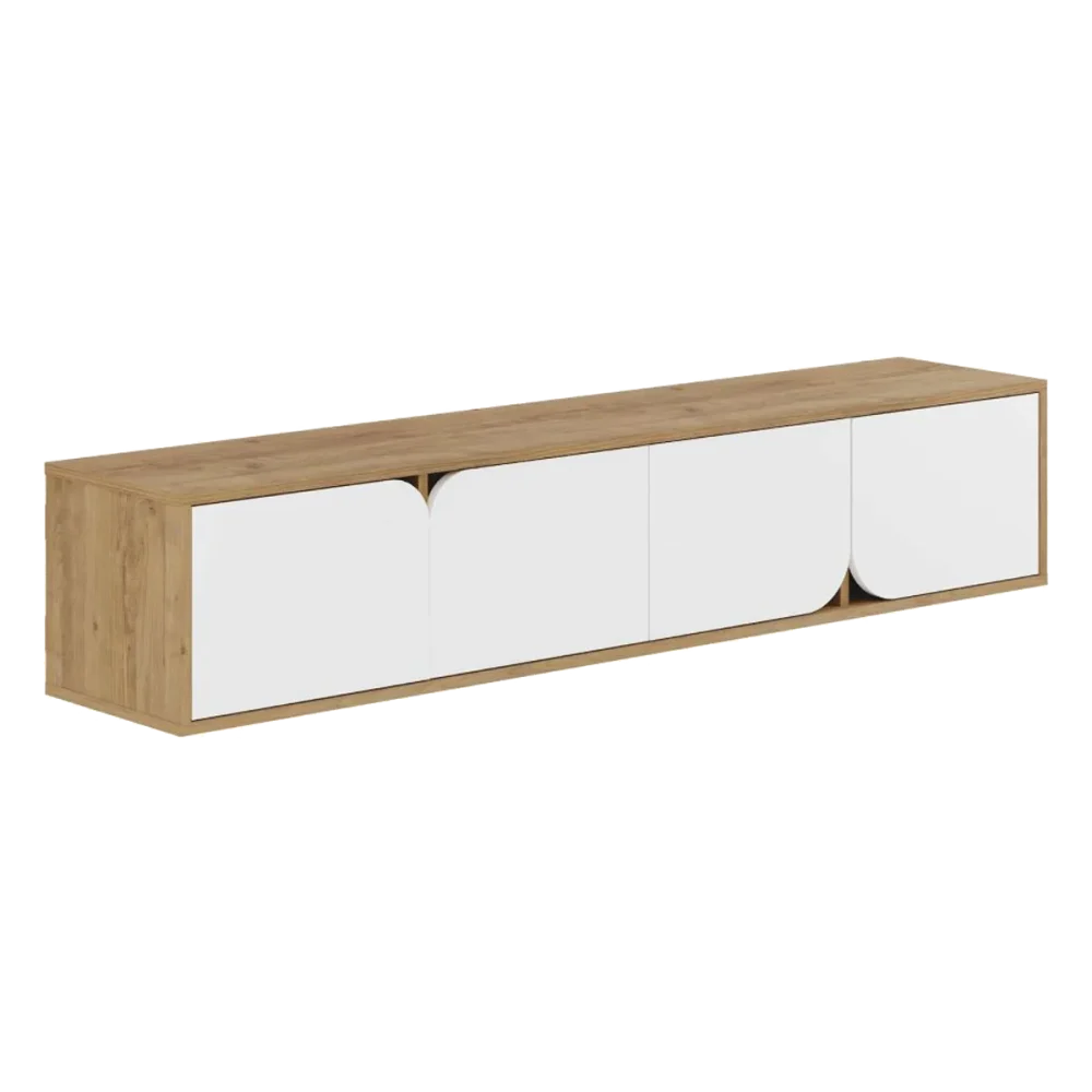 Mueble TV Spark 180 cm roble - blanco