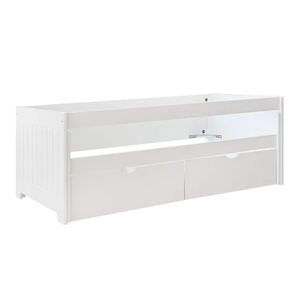 Cama compacta juvenil color blanco