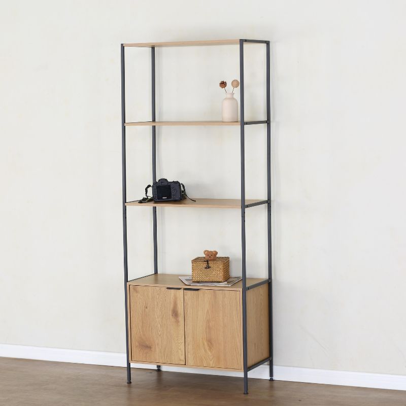 Armario Metálico 2 Puertas + 2 Huecos 177x68x35 cm