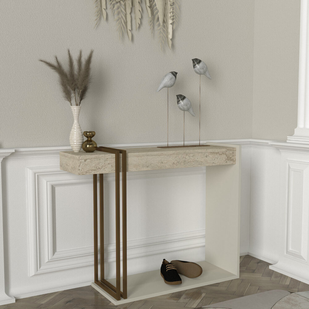 Cómoda Desca en Travertino Sandstone