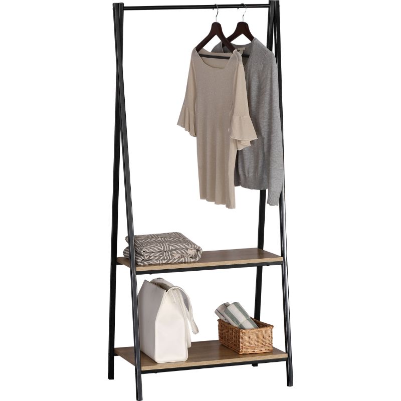 Estantería 2 Huecos con Colgador Metal 151×64×40 cm