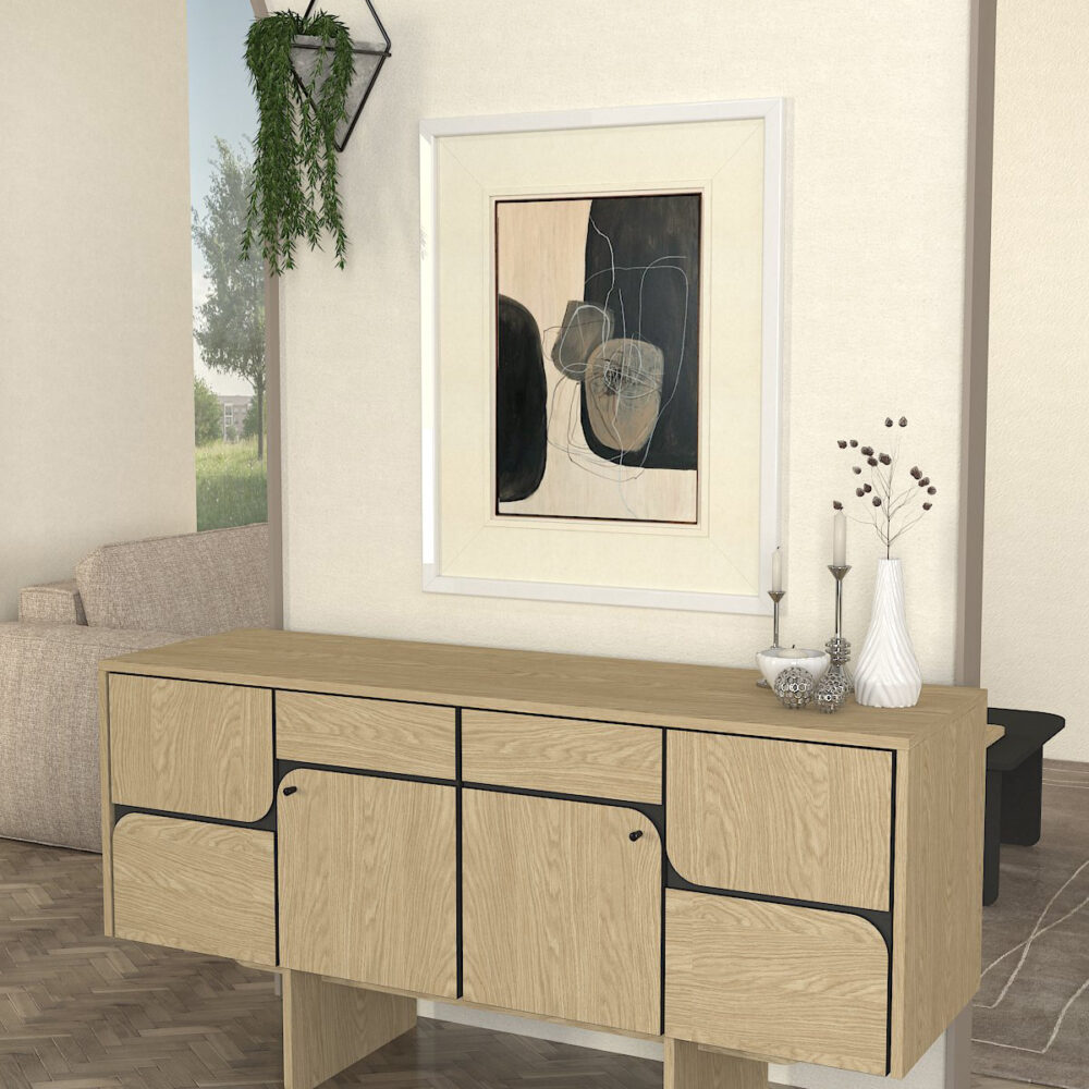 Consola Lava en Rota Antracita