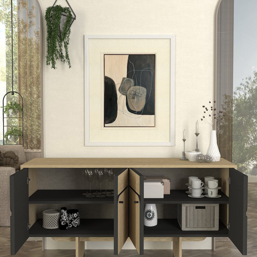 Consola Lava en Rota Antracita