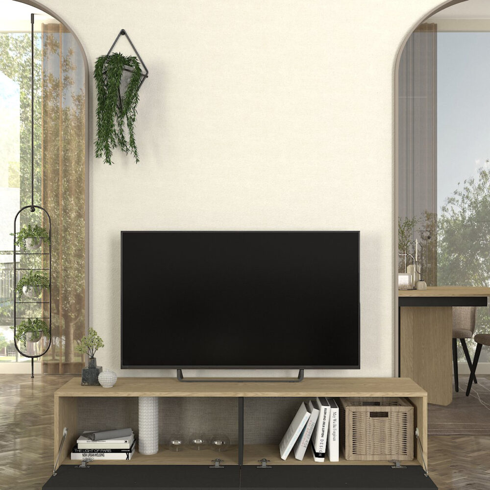 Mueble TV Lava en Rota Antracita