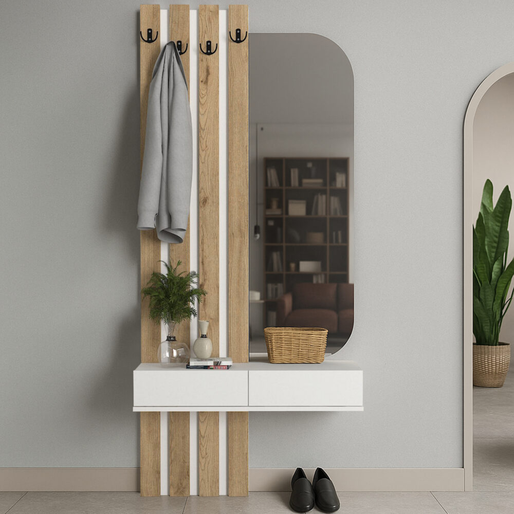 Perchero Reyas en Blanco Sepet