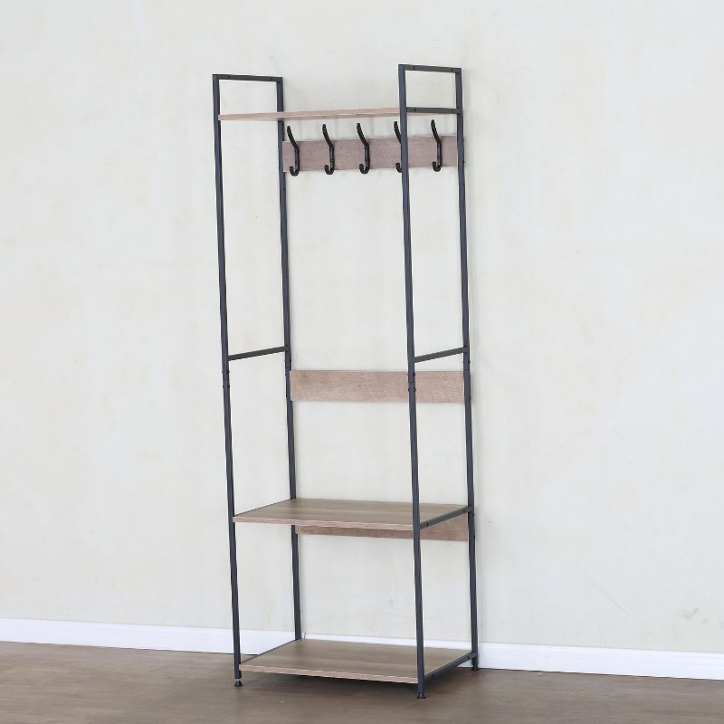 Perchero Recibidor con Ganchos 3Huecos Metal