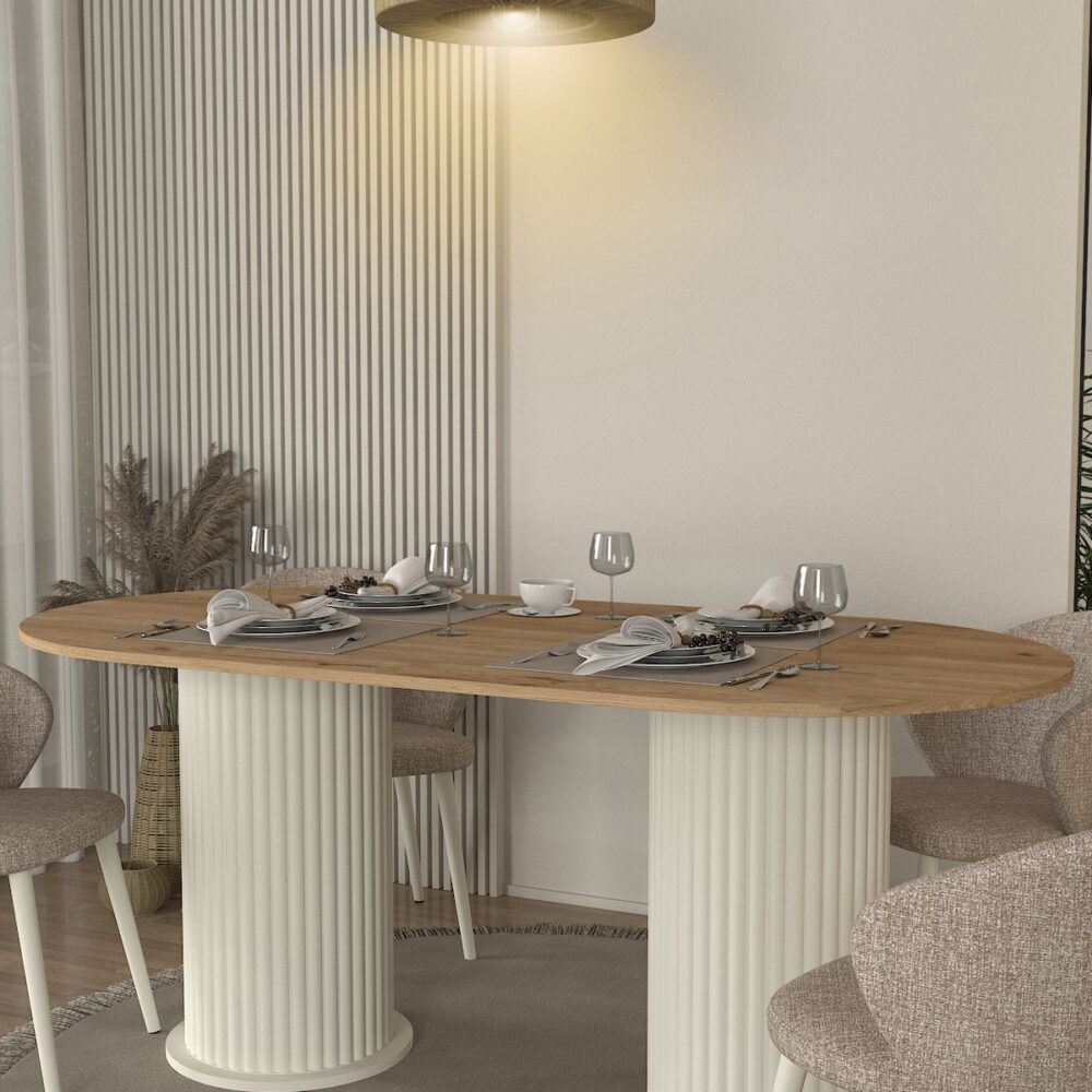 Mesa de comedor Bohema en Moonstone Sepet
