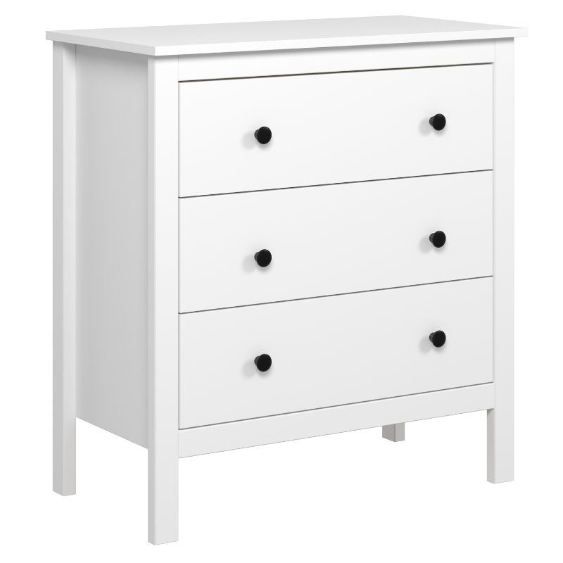 Cómoda Blanca de 6 Cajones con Diseño Moderno