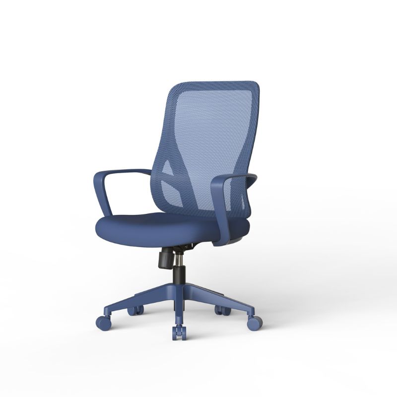 Silla ergonómica de oficina con respaldo de malla